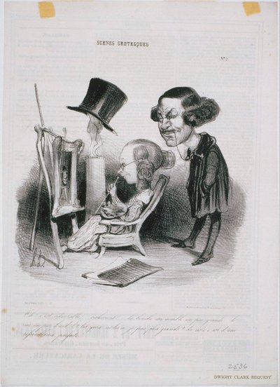 Groteskit kohtaukset- Oh, se on ihanaa tekijältä Honoré Daumier