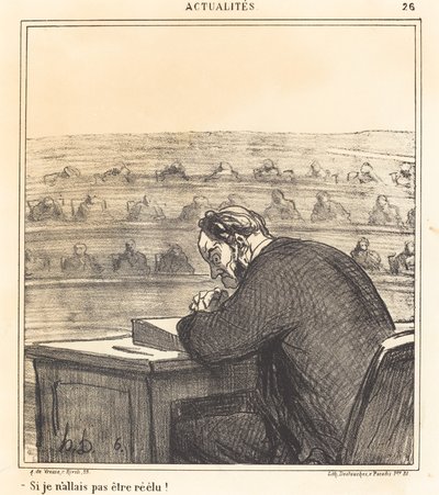 Jos minua ei valittaisi uudelleen! tekijältä Honoré Daumier