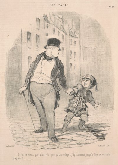 Jos et tule sen enempää yliopistoon... tekijältä Honoré Daumier