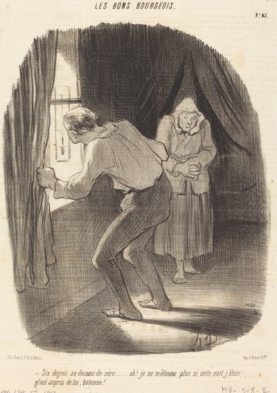Kuusi astetta pakkasta... tekijältä Honoré Daumier