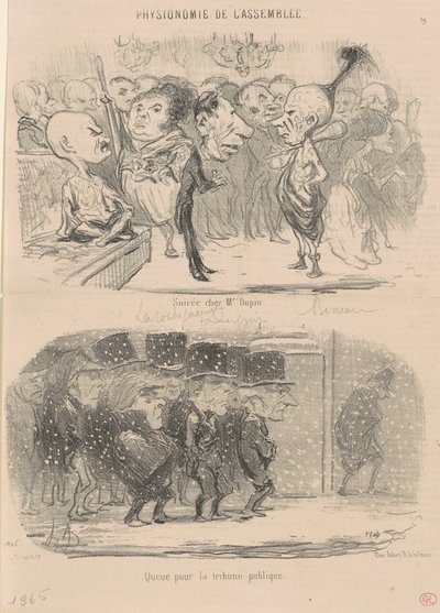 Ilta herra Dupinissa tekijältä Honoré Daumier