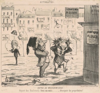 Makadimisoinnin jälkimainingit tekijältä Honoré Daumier