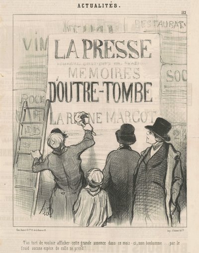 Olet väärässä, kun haluat lähettää tämän... mainoksen... tekijältä Honoré Daumier