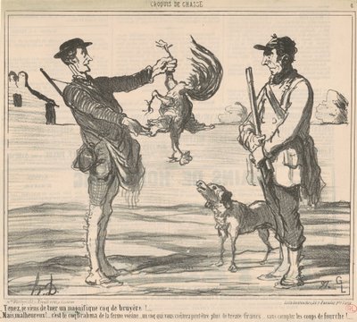 Tapoin juuri upean... tekijältä Honoré Daumier
