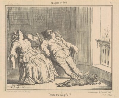 Kokeile kahta astetta!!! tekijältä Honoré Daumier