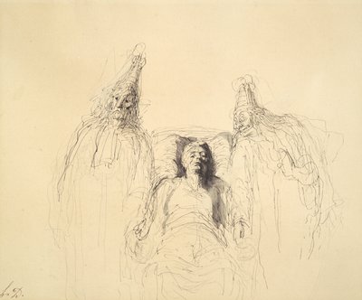 Imaginary Invalid tekijältä Honoré Daumier