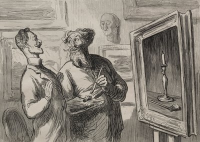 Maalarit: Realisti löytää aina toisen realistin ihailemaan häntä. tekijältä Honoré Daumier