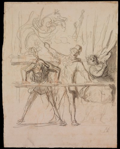 Sivushow tekijältä Honoré Daumier