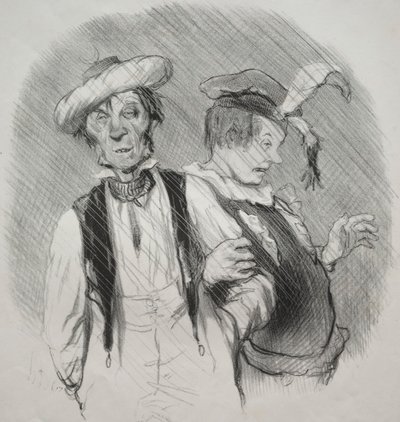 Elämän kauniit päivät, levy 18: Mardi gras tekijältä Honoré Daumier