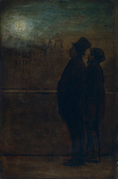 "Yökävelijat", 1828-1879 tekijältä Honoré Daumier