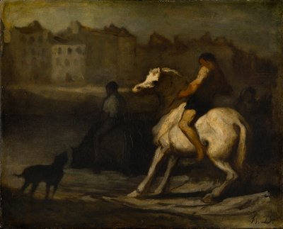 "Kastelupaikka", 1828-1879 tekijältä Honoré Daumier