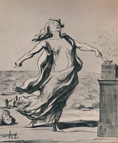 This Has Killed That, 1871, 1946 tekijältä Honoré Daumier