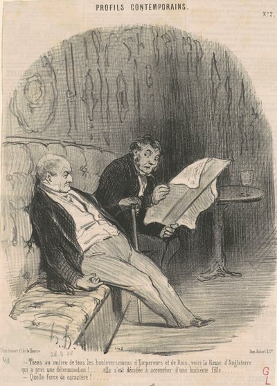 Seiso keskellä...mullistuksia... tekijältä Honoré Daumier