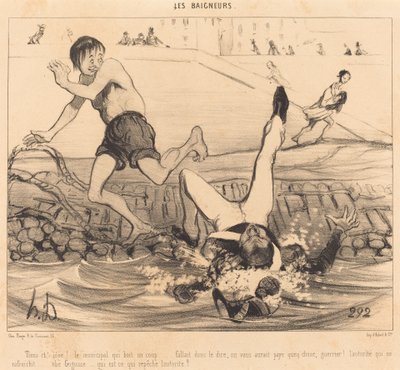 Tässä on ideasi! Kunta joka juo pistoksen... tekijältä Honoré Daumier