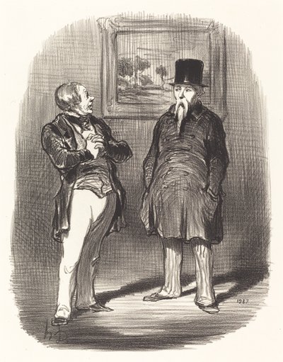 Odota...en tunnistanut sinua... tekijältä Honoré Daumier