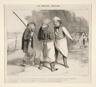 Tässä! minä, joka ajatteli, että olimme juuri löytäneet autiosaaren tekijältä Honoré Daumier