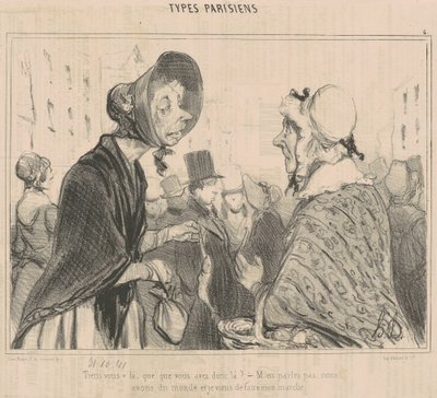 Noniin, mitä sinulla on? tekijältä Honoré Daumier