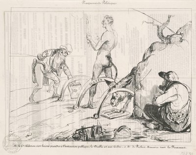 Poliittisia ansoja tekijältä Honoré Daumier
