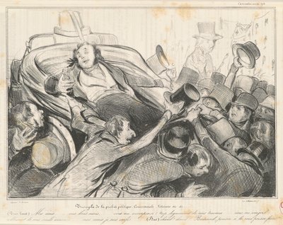 Kauppapolitiikan rehellisyyden voitto tekijältä Honoré Daumier