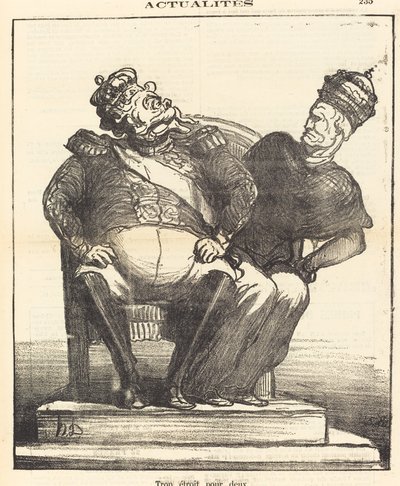 Liian kapea kahdelle tekijältä Honoré Daumier