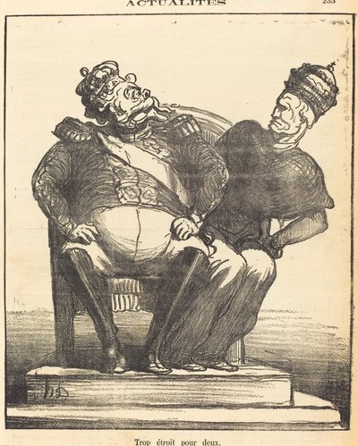 Liian kapea kahdelle tekijältä Honoré Daumier