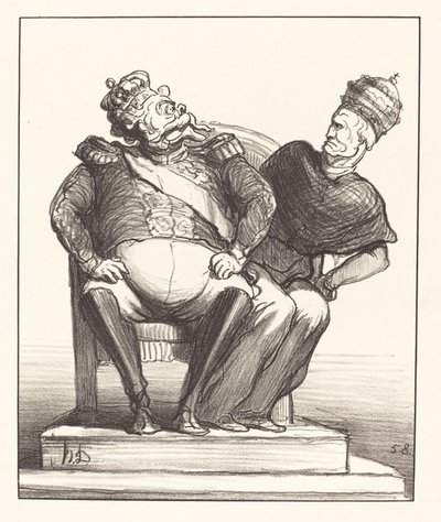 Liian kapea kahdelle tekijältä Honoré Daumier