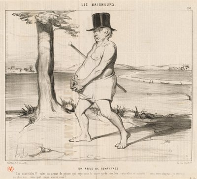Luottamuksen rikkominen tekijältä Honoré Daumier