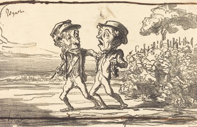 Rikollinen! tekijältä Honoré Daumier