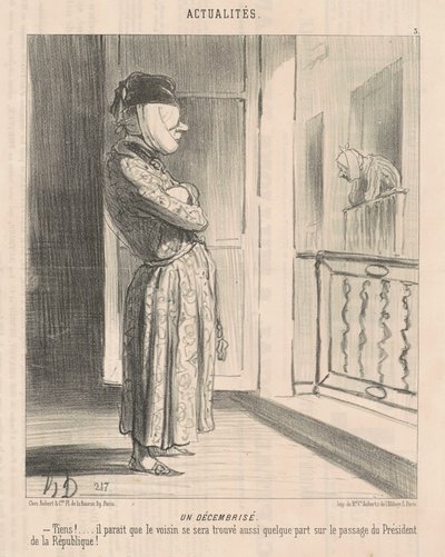A joulukuu tekijältä Honoré Daumier