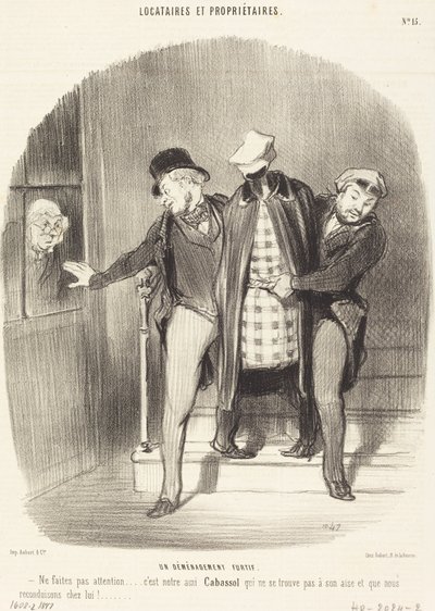 Hiljainen liike tekijältä Honoré Daumier