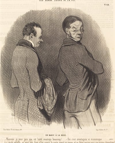 Muodikas asu tekijältä Honoré Daumier
