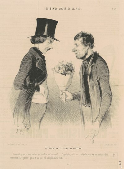 Yksi päivä 1. esitys tekijältä Honoré Daumier