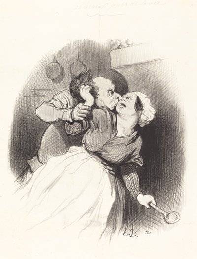 Paluu nuoruuteen tekijältä Honoré Daumier
