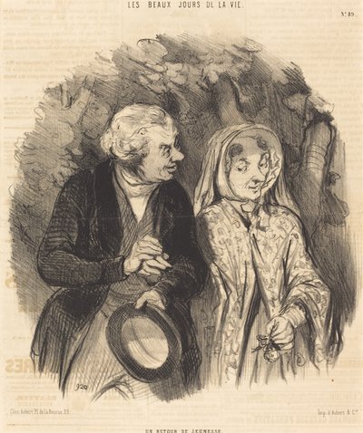 Paluu nuoruuteen tekijältä Honoré Daumier