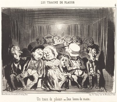 Nautintojuna tekijältä Honoré Daumier