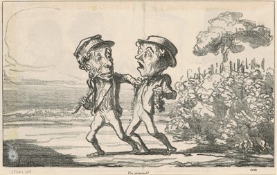 Rikollinen! tekijältä Honoré Daumier