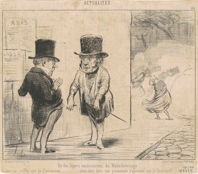 Yksi makadamiamisen haitoista... tekijältä Honoré Daumier