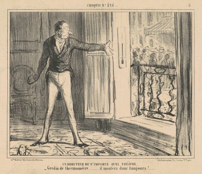 Minkä tahansa teatterin ohjaaja tekijältä Honoré Daumier
