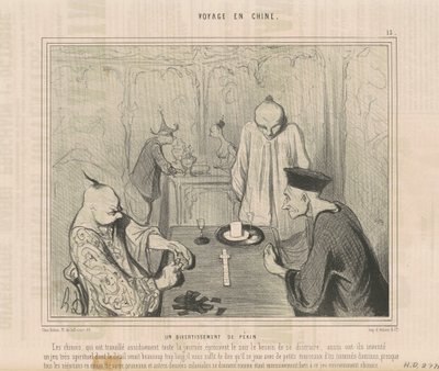pekingin viihdettä tekijältä Honoré Daumier