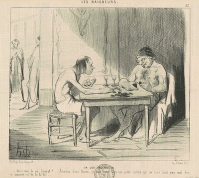 Hieno sanaleikki tekijältä Honoré Daumier