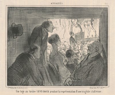 VENTADOR ਥੀਏਟਰ ਵਿੱਚ ਇੱਕ ਬਾਕਸ...ਫਿਨਿਸ਼ tekijältä Honoré Daumier