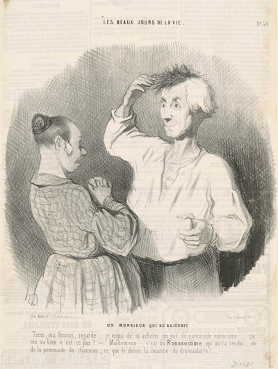 Nuoreutuva herrasmies tekijältä Honoré Daumier