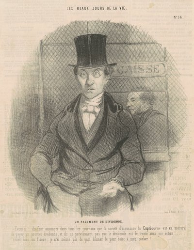 Osingonmaksu tekijältä Honoré Daumier