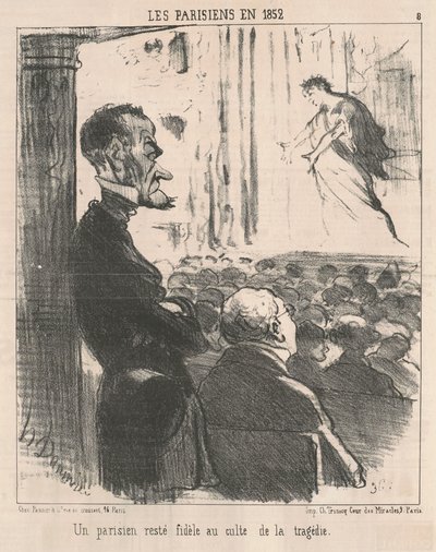 Pariisilainen, joka pysyi uskollisena... tekijältä Honoré Daumier