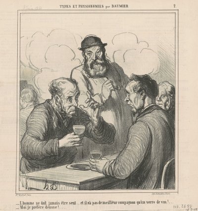 Filosofi tekijältä Honoré Daumier
