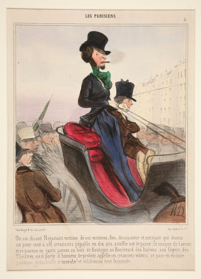 Uhriensa niin sanottu kauppiaan uhri tekijältä Honoré Daumier