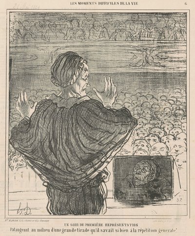 Ensimmäinen esiintymisilta tekijältä Honoré Daumier