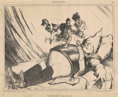 Kauhea painajainen tekijältä Honoré Daumier