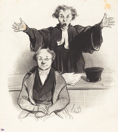 Eropyyntö tekijältä Honoré Daumier