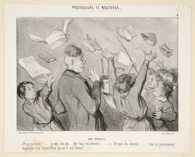 Mellakka; #4 Professorit ja Sinapit tekijältä Honoré Daumier
